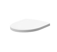 nuie NCG399 Toilet Seats Modern Bathroom Round Soft Close Top Fix Wrapover Seat, 438mm, White