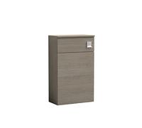 nuie NVF2541 Arno Modern Floor Standing WC Toilet Unit (Pan and Cistern Not Included), 500mm, Woodgrain Solace Oak