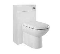 Nuie Eden Gloss White 600mm Basin 1 Bathroom Furniture Solution Pack