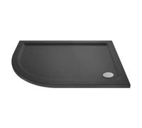 Hudson Reed Slate Grey Offset Quadrant Shower Tray LH 1200x800mm TR711