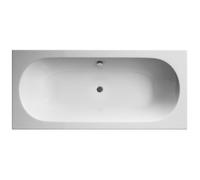 Nuie Otley Round Double Ended Bath | White | Acrylic | 1800mm x 800mm