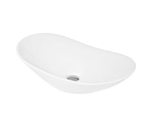 Nuie Oval Counter Top Basin | White | Vitreous China | 615mm x 360mm