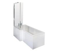 Nuie P Shaped Left Hand Bath Set