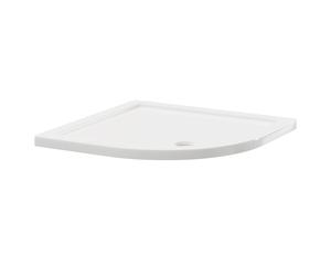 Nuie Pearlstone Quadrant Shower Tray | White | Acrylic/Stone Resin | 800mm x 800mm x 40mm