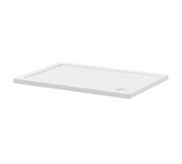 Nuie Pearlstone Slip Resistant Rectangular Shower Tray | White | Acrylic/Stone Resin | 1100mm x 760mm x 40mm