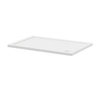 Nuie Pearlstone Slip Resistant Rectangular Shower Tray | White | Acrylic/Stone Resin | 1200mm x 800mm x 40mm
