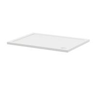 Nuie Pearlstone Slip Resistant Rectangular Shower Tray | White | Acrylic/Stone Resin | 1200mm x 900mm x 40mm