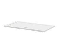 Nuie Pearlstone Slip Resistant Rectangular Shower Tray | White | Acrylic/Stone Resin | 1400mm x 760mm x 40mm