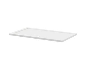 Nuie Pearlstone Slip Resistant Rectangular Shower Tray | White | Acrylic/Stone Resin | 1400mm x 900mm x 40mm