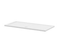 Nuie Pearlstone Slip Resistant Rectangular Shower Tray | White | Acrylic/Stone Resin | 1500mm x 700mm x 40mm