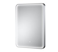 Nuie Pictor Inset Framed Touch Sensor LED Mirror with Demister | Chrome | Glass/Aluminium | 700mm x 500mm