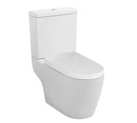 Nuie Provost Semi Flush to Wall Toilet Pan and Cistern | White | Ceramic | 410mm x 795mm x 670mm