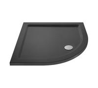 Nuie Quadrant Shower Tray | Slate Grey | Acrylic/Stone Resin | 1000mm x 1000mm
