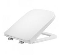 Nuie Rak Series Modern Bathroom Rectangular Soft Close Quick Release Wrap Over Urea Seat And Cover 600mm White Finish Duroplast