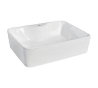 Nuie Rectangular Countertop Basin | White | Vitreous China | 485mm x 374mm