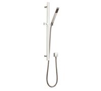 Nuie Rectangular Shower Slide Rail Kit | Chrome | Brass | 129mm x 685mm x 65mm