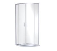 Nuie Rene Double Door Quadrant Shower Enclosure | Chrome | Aluminium | 800mm x 1900mm