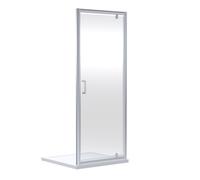 Nuie Rene Pivot Shower Door | Chrome | Aluminium | 800mm x 1900mm