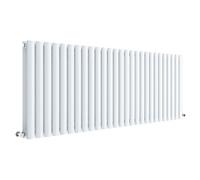 Nuie Revive Double Panel Radiator | Gloss White | Metal | 600mm x 1572mm