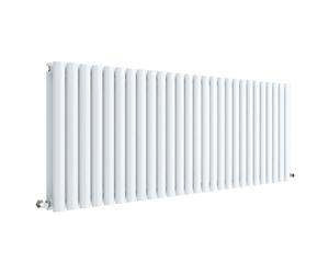 Nuie Revive Double Panel Radiator | Gloss White | Steel | 600mm x 1572mm