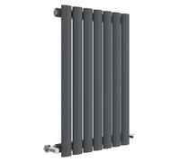 Nuie Revive Single Panel Radiator | Anthracite | Steel | 600mm x 412mm
