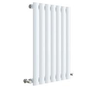 Nuie Revive Single Panel Radiator | Gloss White | Steel | 600mm x 412mm