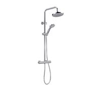 Nuie Round Bar Mixer Shower with Shower Kit and Fixed Head