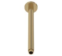 Nuie Round Ceiling Arm | Brushed Brass | Stainless Steel | 300mm