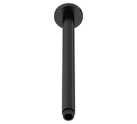 Nuie Round Ceiling Arm | Matt Black | Stainless Steel | 300mm