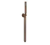 Nuie Round Outlet Elbow with Parking Bracket and Kit | Brushed Bronze | Brass | 30mm x 1230mm x 55mm