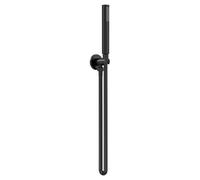 Nuie Round Shower Handset Kit | Matt Black | Brass | 30mm x 1230mm