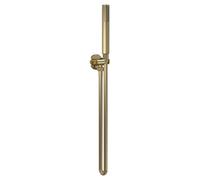 Nuie Round Shower Handset with Hose and Bracket | Brushed Brass | 30mm x 1230mm