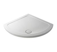 Nuie Single Entry Quadrant Shower Tray | White | Acrylic/Stone Resin | 914mm x 914mm
