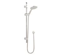 Nuie Slide Rail Kit with Single Function Shower Handset | Chrome | Brass | 96mm x 740mm x 76mm