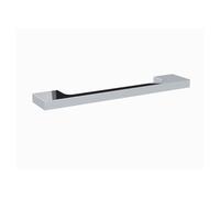 Nuie Slimline D Shaped Furniture Handle with 128mm Hole Centres | Chrome | Aluminium | 150mm