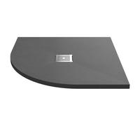 Nuie Slimline Quadrant Shower Tray | Slate Grey | Plastic/Stone Resin | 900mm x 900mm