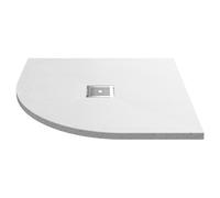 Nuie Slimline Quadrant Shower Tray | Slate White | Acrylic/Stone Resin | 900mm x 900mm