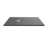 Nuie Slimline Rectangular Shower Tray | Slate Grey | Acrylic/Stone Resin | 1400mm x 800mm