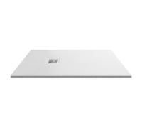 Nuie Slimline Rectangular Shower Tray | Slate White | Acrylic/Stone Resin | 1400mm x 900mm