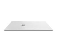 Nuie Slimline Rectangular Shower Tray | Slate White | Plastic/Stone Resin | 1600mm x 800mm