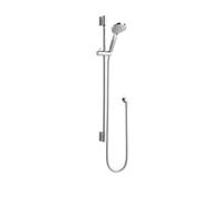 Nuie Slimline Slide Rail Shower Kit with Handset | Chrome | Brass | 100mm x 830mm x 70mm