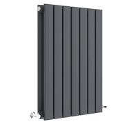 Nuie Sloane Double Panel Radiator | Anthracite | Steel | 600mm x 412mm