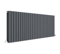Nuie Sloane Double Panel Radiator | Satin White | Metal | 600mm x 1572mm