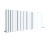 Nuie Sloane Double Panel Radiator | Satin White | Steel | 600mm x 1572mm