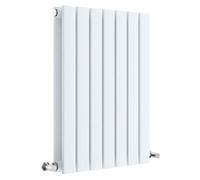 Nuie Sloane Double Panel Radiator | Satin White | Steel | 600mm x 412mm