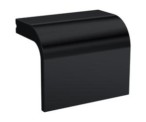 Nuie Square Drop Furniture Handle with 32mm Hole Centres | Matt Black | Brass | 40mm