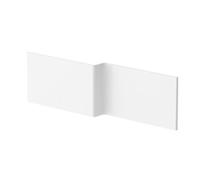 Nuie Square Front Bath Panel | White | Acrylic | 1800mm