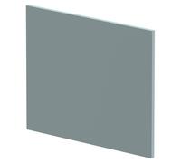 Nuie Square Shower Bath End Panel | Matt Coastal Grey | MFC | 700mm