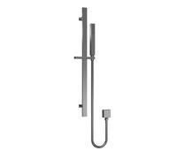 Nuie Square Slide Rail Kit | Brushed Pewter | Brass/ABS | 129mm x 685mm x 65mm