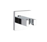 Nuie Square Wall Bracket | Chrome | Brass | 60mm x 44mm x 68mm